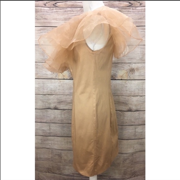 Badgley Mischka by Mark & James Ruffle Dress - Picture 3 of 8